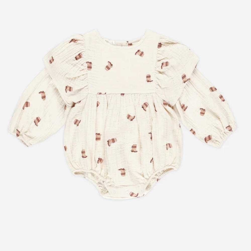 Rylee + Cru Cowgirl Boots Kalea girl’s romper - Picture 2 of 8